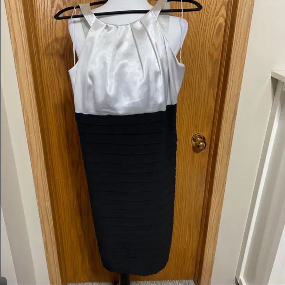 Beautiful sliver and black dress